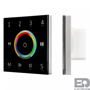 Панель Sens SMART-P67-MULTI Black (230V, 4 зоны, 2.4G) Arlight 028322 - цена и фото