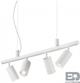 Подвесная люстра Ideal Lux Dynamite SP4 Bianco 231372 - цена и фото