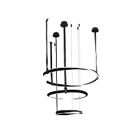 Люстра Kink Light Маджена черный 07656-3A,19(4000K) - цена и фото