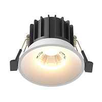 Встраиваемый светодиодный светильник Maytoni Round DL058-12W3K-W - цена и фото