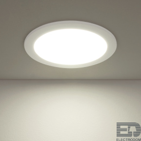Встраиваемый потолочный светодиодный светильник Elektrostandart DLR003 18W 4200K - цена и фото