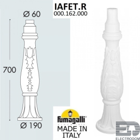 Парковый столб FUMAGALLI IAFET 000.162.000.W0 - цена и фото