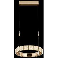 Люстра подвесная светодиодная Wertmark WE458.01.303 VERA LED 50 Вт золото 3000-3500-4000К с пультом - цена и фото