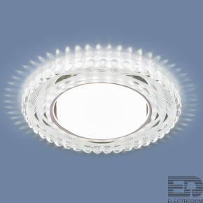Встраиваемый светильник Elektrostandard 3036 GX53 SL/WH зеркальный/белый - цена и фото
