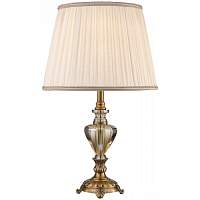 Настольная лампа Wertmark WE706.01.504 Timotea E27 60 Вт бронза, бежевый - цена и фото