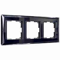 Werkel Рамка на 3 поста (черный, Diamant) / W0031208 Werkel Рамка на 3 поста (черный, Diamant) / W0031208