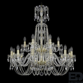 Подвесная люстра Bohemia Ivele 1402/12+6/300/XL-91/2d G - цена и фото