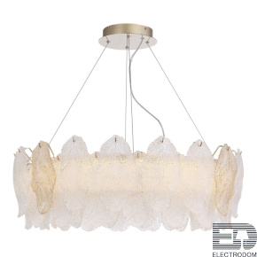 SL6135.223.01 Светильник подвесной ST-Luce золото/прозрачный, янтарный LED 1*56W 3000K - цена и фото