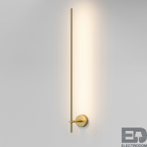 Светильник настенный светодиодный Fine LED 3000К Elektrostandard 40132/LED латунь - цена и фото