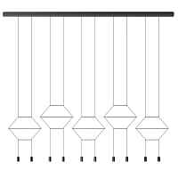 Подвесной светильник Vibia Wireflow Lineal Pendant Light 0331 Loft Concept 40.1636