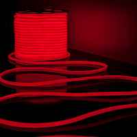Светодиодный гибкий неон Elektrostandart LS003 220V 9.6W 144Led 2835 IP67 круглый красный