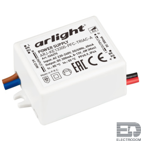 Arlight Блок питания ARJ-KE13300-PFC-TRIAC-A (4W, 300mA) (028275) - цена и фото