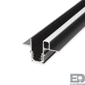 Elektrostandard Slim Magnetic Шинопровод встраиваемый с местом под светодиодную ленту (чёрный) (2м) 85132/00 - цена и фото