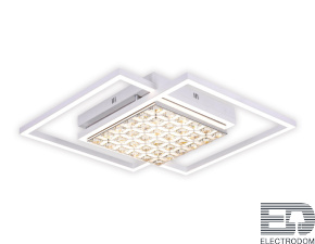 Потолочный светодиодный светильник с пультом FA112 WH белый 96W 850*660*110 (ПДУ РАДИО 2.4) - цена и фото