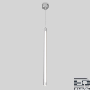 Подвесной светодиодный светильник Eurosvet 50189/1 LED серебро - цена и фото