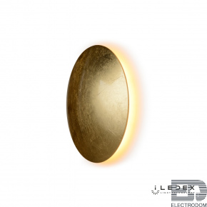 Настенный светильник iLedex Lunar ZD8102-18W 3000K gold foil - цена и фото