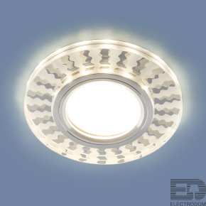 Встраиваемый светильник Elektrostandard 2248 MR16 SL/WH зеркальный/белый - цена и фото