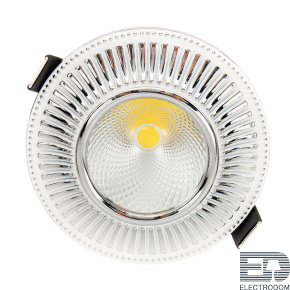 Встраиваемый светильник светодиодный Citilux Дзета CLD042W1 Белый+Хром - цена и фото