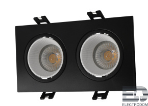 Встраиваемый светильник Denkirs DK3021 DK3072-BK+WH - цена и фото