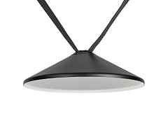 Kink Light 6425-1,19 Трековый однофазный светодиодный светильник Сатори черный d32 h9,2 Led 15W (4000K)
