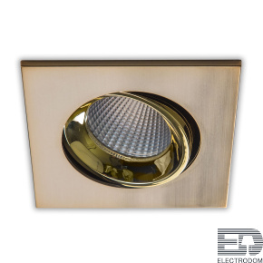 Встраиваемый светильник Citilux Альфа CLD001KNW6 Бронза + Золото - цена и фото