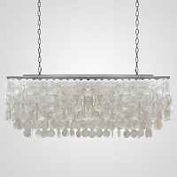 Люстра rectangle SHELL Chandelier 2 cascades ImperiumLoft - цена и фото