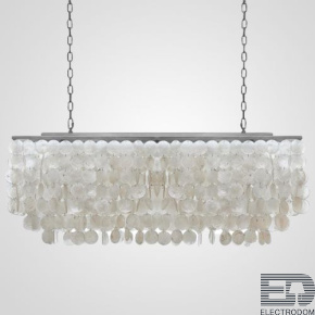 Люстра rectangle SHELL Chandelier 2 cascades ImperiumLoft - цена и фото