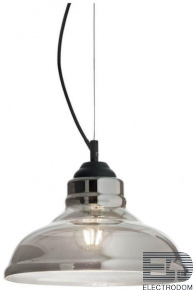 Подвесной светильник Ideal Lux Bistro SP1 PLate Fume 112343 - цена и фото