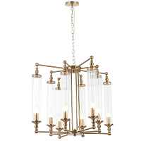 Подвесная люстра Crystal Lux Tomas SP8 D650 Brass - цена и фото