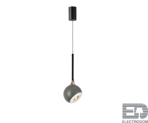 Kink Light 07529-1A,16 Подвес Тимо серый d12 h200 Led 8W (4000K) с лифтом - цена и фото
