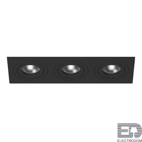 Комплект из встраиваемого светильника и рамки Lightstar Intero 16 i537070707 - цена и фото