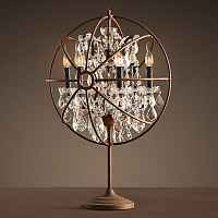Настольная лампа Foucault's Orb Crystal Table Loft Concept 43.100.MT.BL.R1L