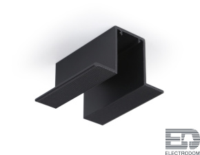 GL3601 Крепление для встраиваемого монтажа накладного шинопровода Magnetic BK черный - цена и фото