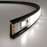 Гибкий алюминиевый профиль черный/белый для светодиодной ленты LL-2-ALP012 - цена и фото