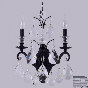 Бра Crystal Lux MAGNIFICO MAGNIFICO AP2 BLACK/TRANSPARENT - цена и фото