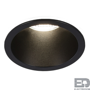 ST754.448.07 Встраиваемый светильник Черный LED 1*7W 4000K 560Lm Ra80 60° IP20 D60xH79 100-240V - цена и фото