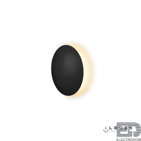 Настенный светильник iLedex Lunar ZD8102-6W 3000K matt black - цена и фото