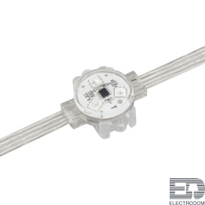 Модуль управляемый VISOR-SPI-5060-3-12V RGB 120deg (D30x16mm, 0.75W, IP68) Arlight 029377 - цена и фото
