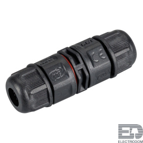 Коннектор прямой NEO-CON-I-2pin-BK (3-7mm, IP67) Arlight - цена и фото