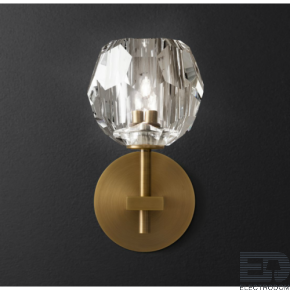 Бра RH Boule de Cristal Single Sconce Brass ImperiumLoft - цена и фото
