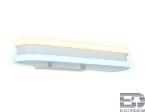 Настенный светодиодный светильник FL161 WH белый LED 3000K/6400K 26W 400*60*130 - цена и фото