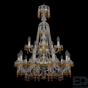 Подвесная люстра Bohemia Ivele 1410/10+5/240/XL-91/2d G V1003 - цена и фото