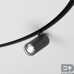 Slim Magnetic Трековый светильник для радиусного шинопровода 12W 4200K Comfi чёрный Ø 1200мм Elektrostandard 85189/01 - цена и фото