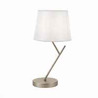 Прикроватная лампа Никель/Белый E14 1*40W SLE300104-01