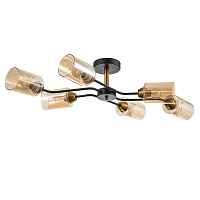 Потолочная люстра Escada Vertigo 1131/6P Black/Gold - цена и фото Потолочная люстра Escada Vertigo 1131/6P Black/Gold - цена и фото
