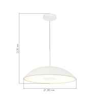 SL6128.503.01 Светильник подвесной ST-Luce Белый/Белый LED 1*24W 3000K - цена и фото