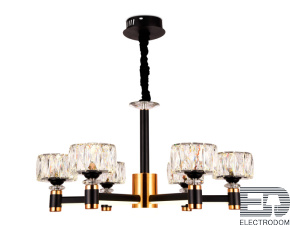 Подвесная светодиодная люстра TR4516/6 BK/GD черный/золото 120W D730*370 (Без ПДУ) - цена и фото