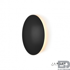 Настенный светильник iLedex Lunar ZD8102-18W 3000K matt black - цена и фото