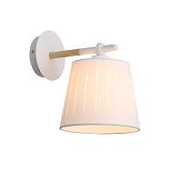 Sale SL375.501.01 Бра Белый, Светлое дерево/Белый E27 1*40W - цена и фото