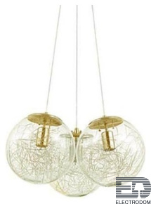 Подвесная люстра Ideal Lux Mapa Sat SP3 Ottone 175973 - цена и фото